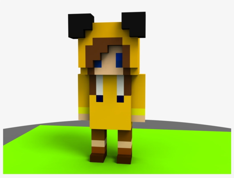Image Of Voxel Character Pixel Pinterest Characters - Minecraft, transparent png download