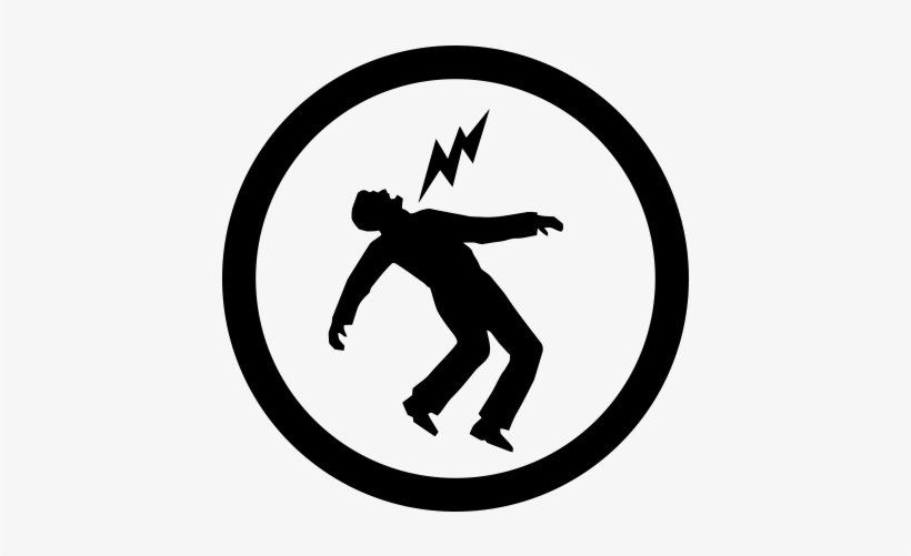 Pegatina Green Day Shock Man - Green Day Lightning Man, transparent png download