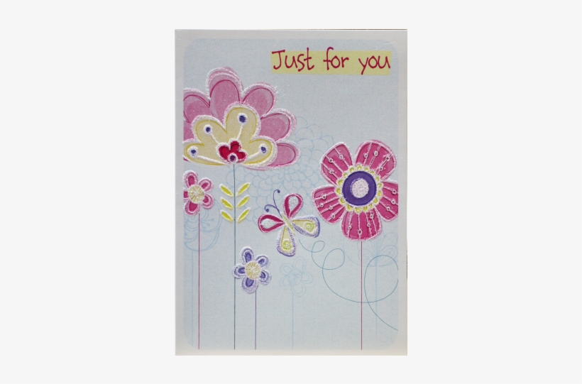 Blank Card Just For You - Tulip, transparent png download