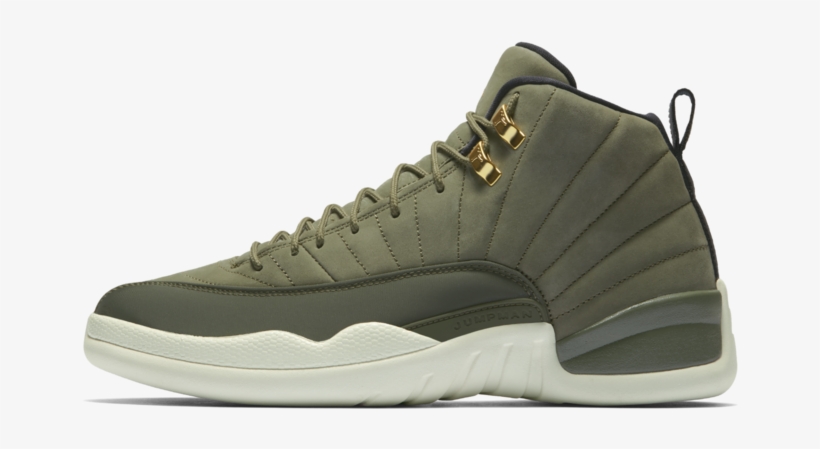 Nike Air Jordan 12 Retro Chris Paul Class Of 2003 - Jordan 12 Olive Canvas, transparent png download
