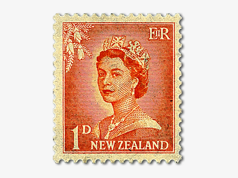 Product Listing For 1955 Queen Elizabeth Ii - Queen Elizabeth Stamp New Zealand, transparent png download