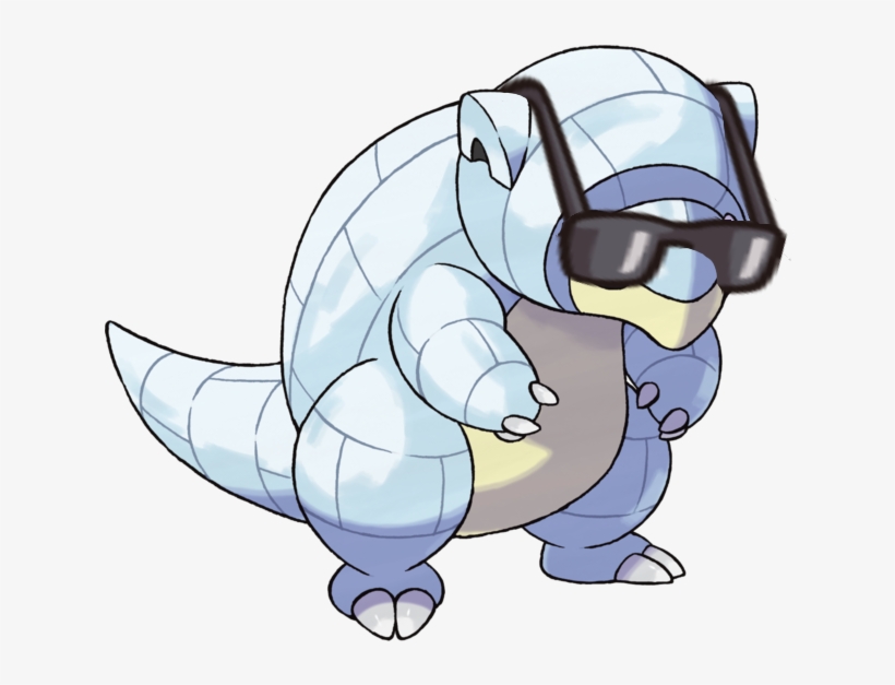 Pokémon Wearing Sunglasses Alolan Sandshrew Wearing - Pokemon Sandshrew, transparent png download