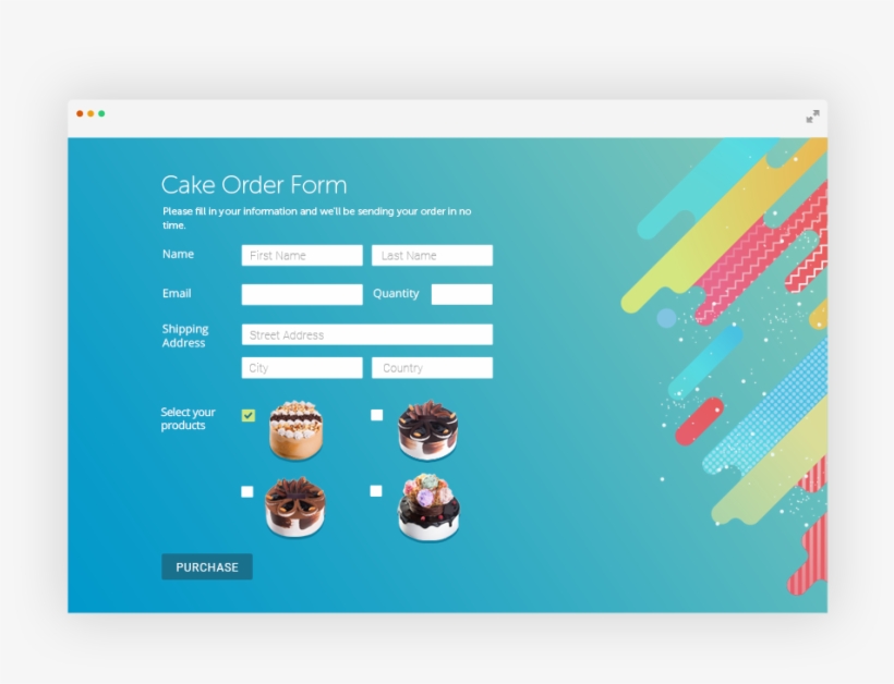 Facebook Order Form With Personalized Styling Elements - Order Form Facebook, transparent png download
