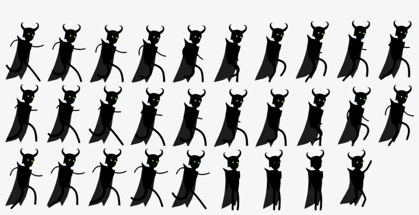 Here I Have Cut Up The Image Into Separate Boxes For - Running Sprite Sheet Png, transparent png download