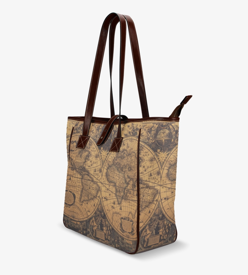 Old Map Tote Bag - Tote Bag, transparent png download