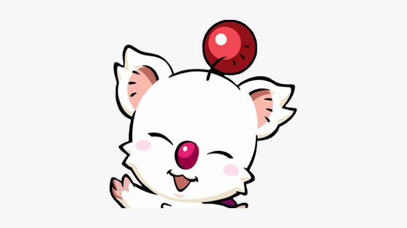 Finished My Daughter's Moogle Hood, And Crossed The - Moogle Ff, transparent png download