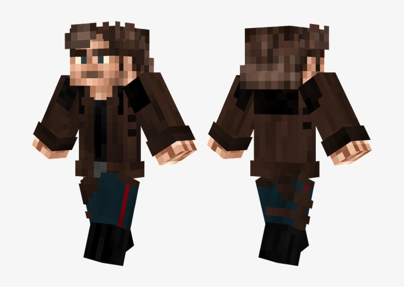 Young Han Solo - Anonymous Skin Minecraft, transparent png download