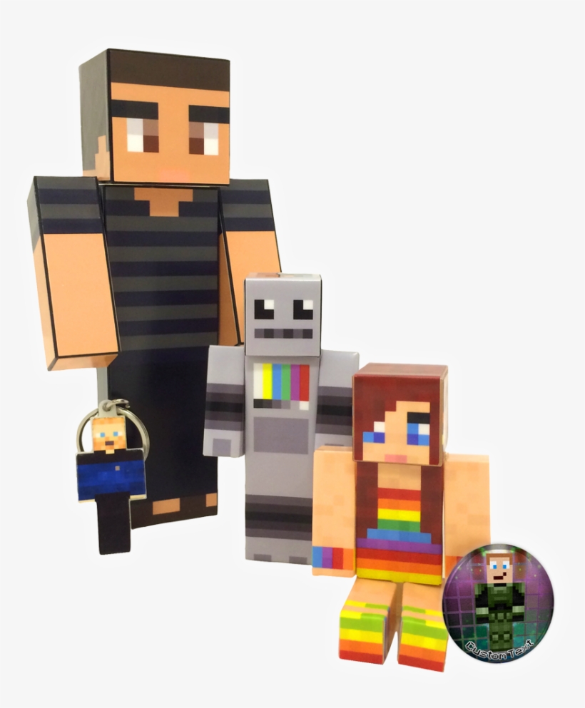 Seus Corp Is Mass Manufacturing Minecraft Characters - Minecraft, transparent png download