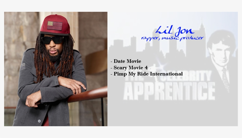 Lil Jon - Lil Jon Celebrity Apprentice, transparent png download