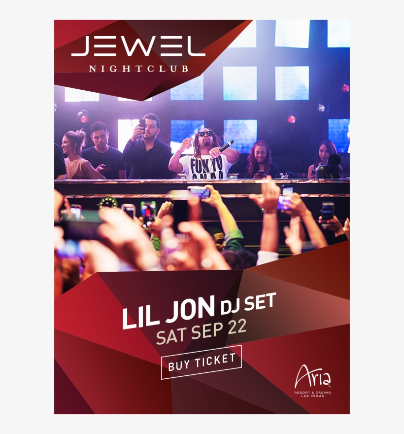 Lil Jon Promotional Artwork - Aria Hotel Las Vegas, transparent png download