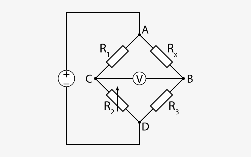 Circuit Theory - Pont Wheatstone, transparent png download