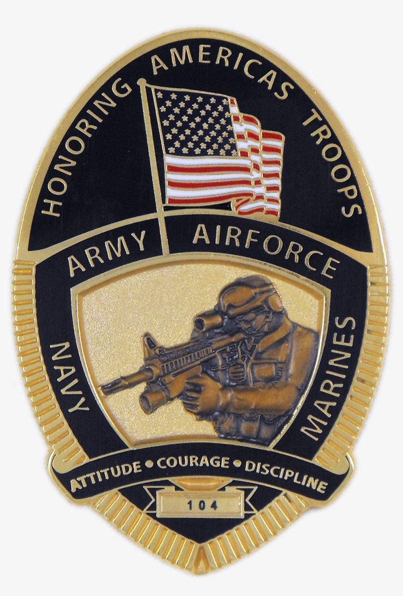 Drew Brees Honoring American Troop Coin - Emblem, transparent png download