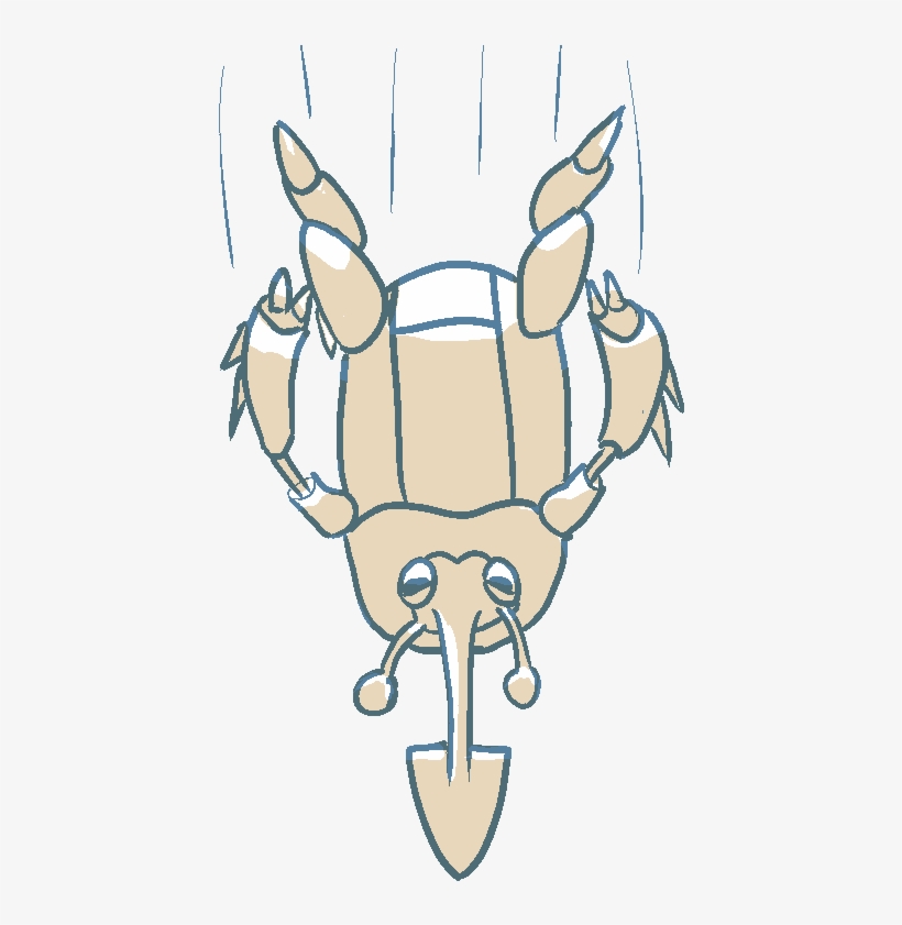 Cat-faced Shovel Bug , - Cartoon, transparent png download