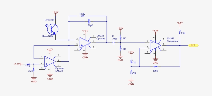 For Ir Sensor Circuit, We Want To Get A Noise Free - 光电 开关 原理 图, transparent png download