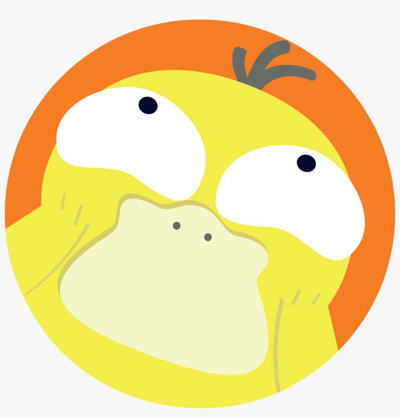 Happy Psyduck - Broches De Fimo, transparent png download