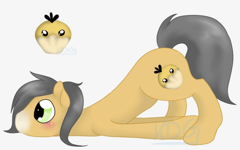 Katze Des Grauens, Pokémon, Ponified, Psyduck, Safe, - Cartoon, transparent png download