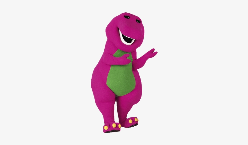 Barney Mascot Standing - Barney The Dinosaur Costume, transparent png download