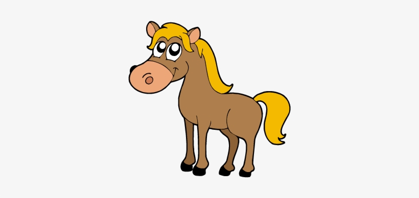 Caballo - Animals Cartoon Farm, transparent png download