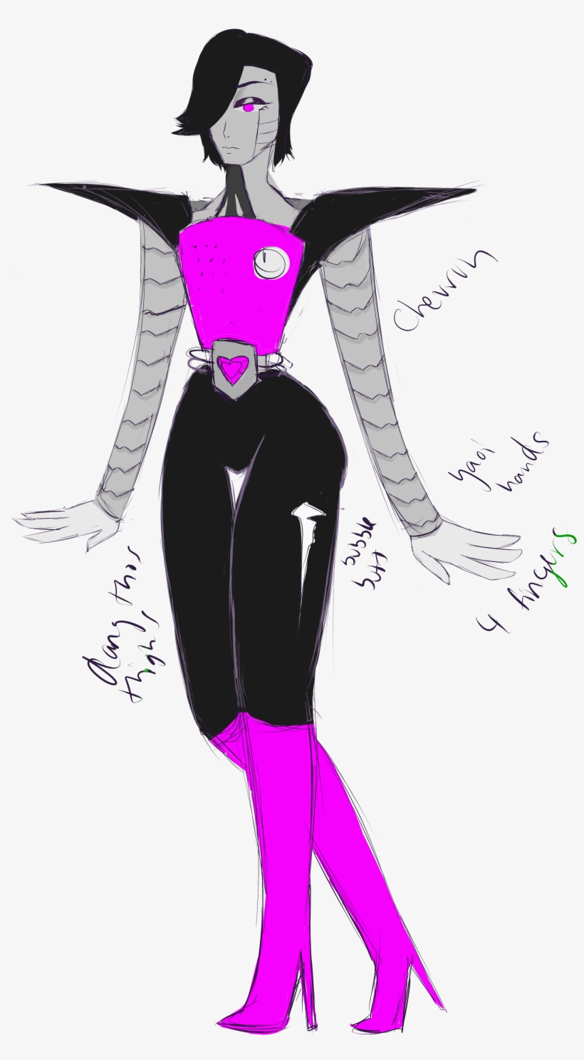 My Version Of Mettaton - Illustration, transparent png download