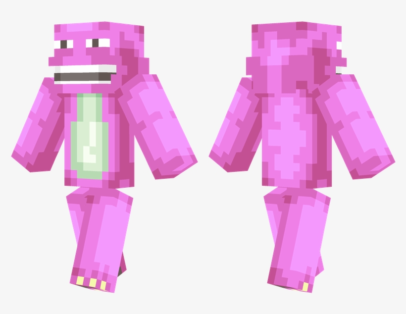 Barney - Minecraft Skin Superior Spiderman, transparent png download