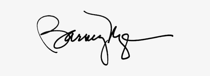 Barney Nye Signature - Signature, transparent png download