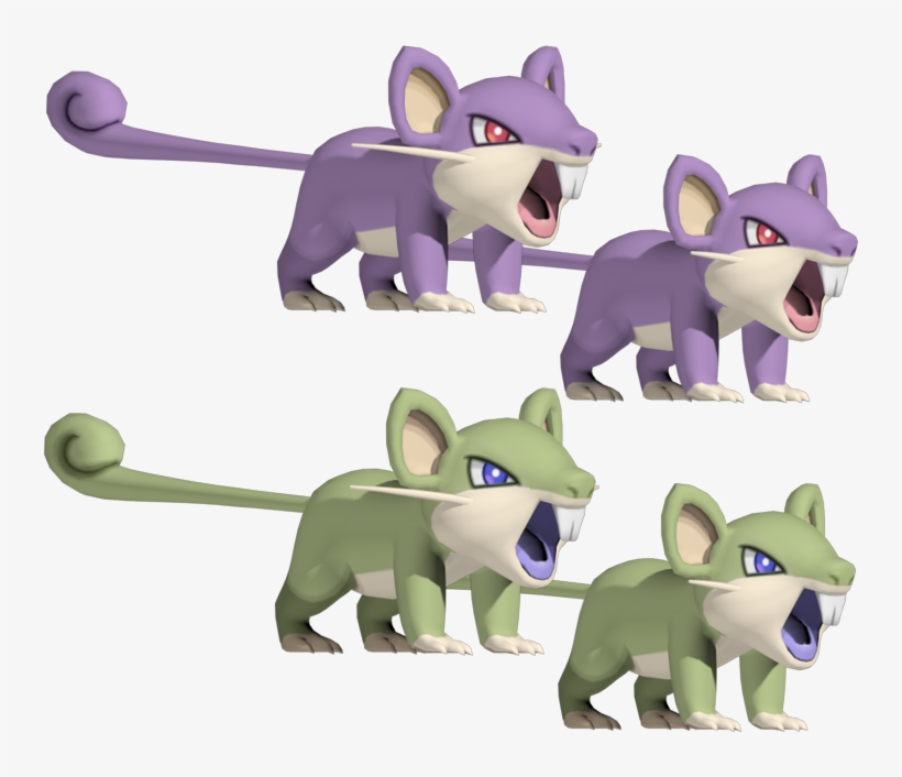 Download Zip Archive - Rattata Model, transparent png download