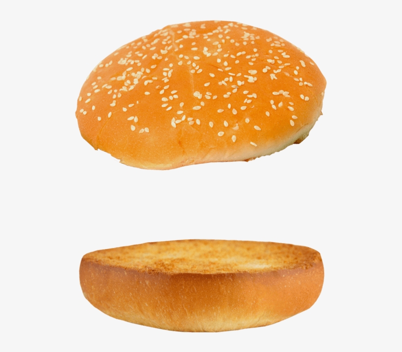 Burger Bun Png - Hamburger, transparent png download