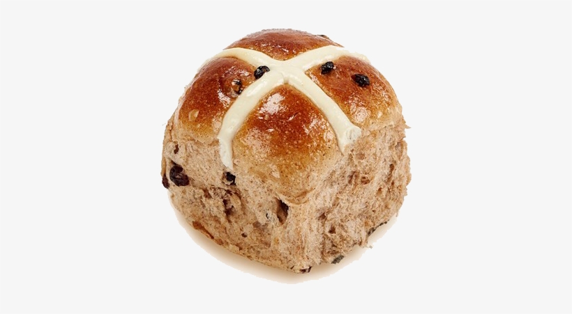 Bun Free Png - Hot Cross Bun, transparent png download