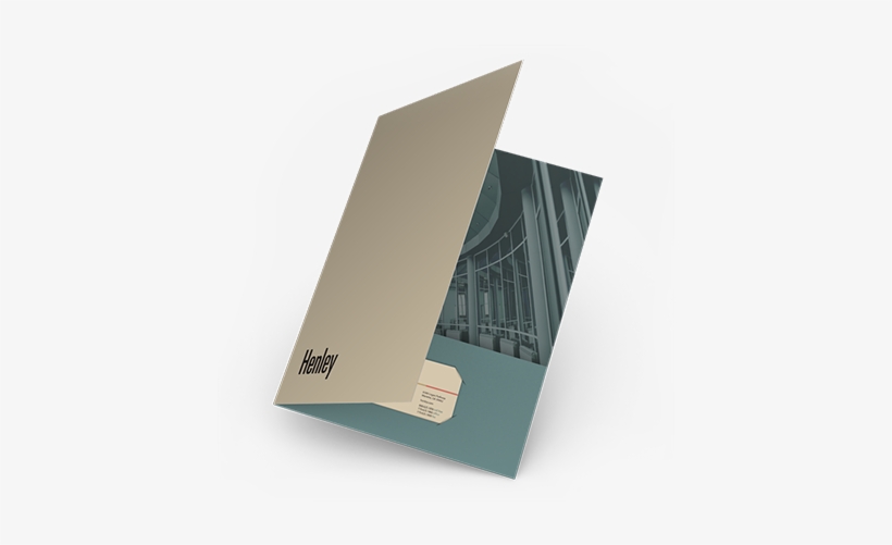 Custom Pocket Folders - Pgprint.com, transparent png download