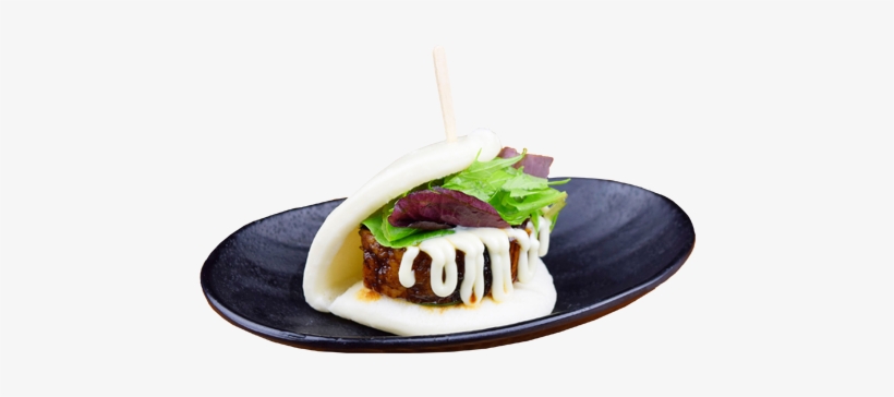 Steamed Bun Stuffed With Slow-braised Pork Chashu, - Jinya Steamed Buns, transparent png download