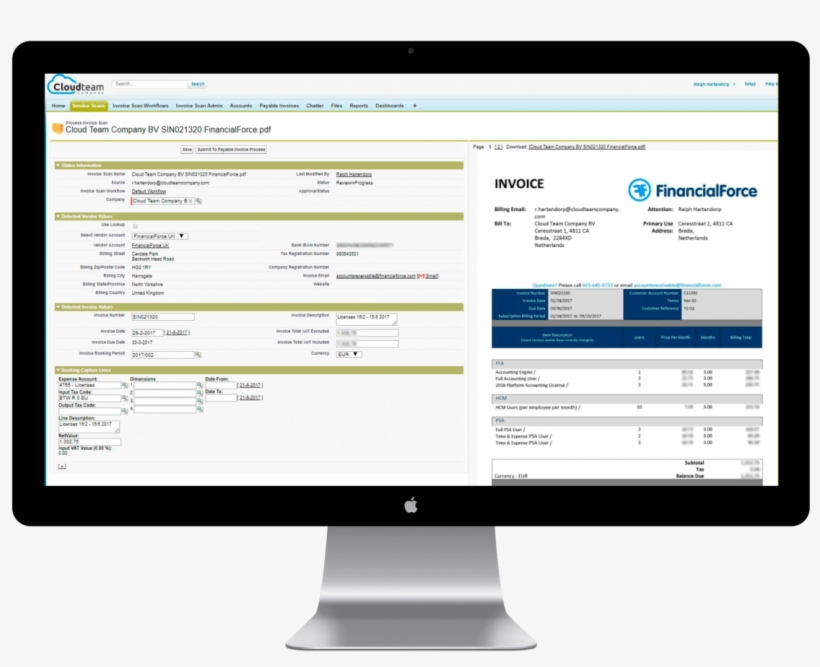 Payable Invoice Scanning - Web Design, transparent png download