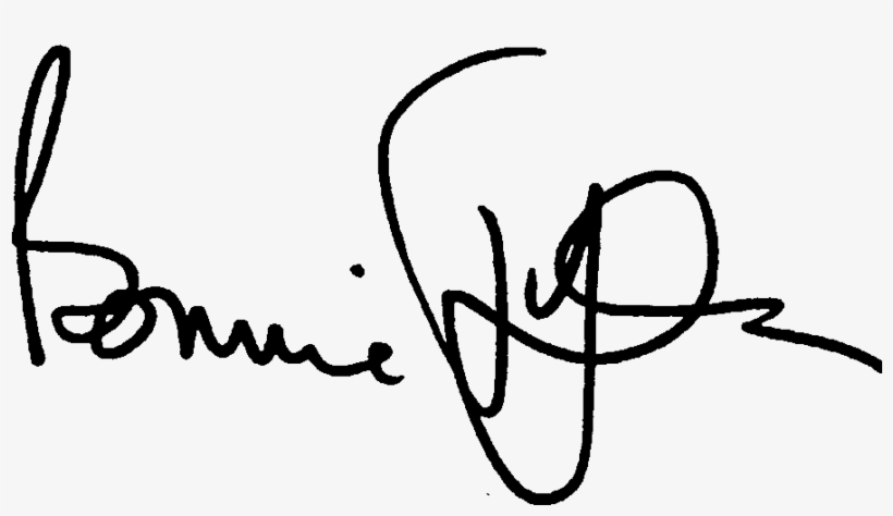File - Bonnietylersignature - Bonnie Tyler Signature, transparent png download