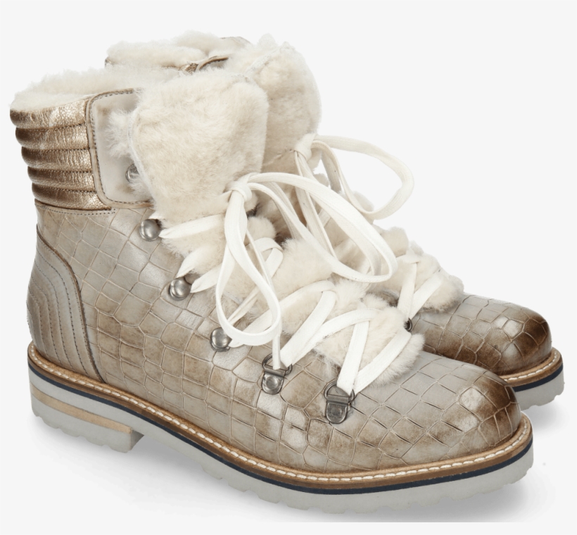 Ankle Boots Bonnie 10 Crock Morning Grey Full Fur Off - Boot, transparent png download