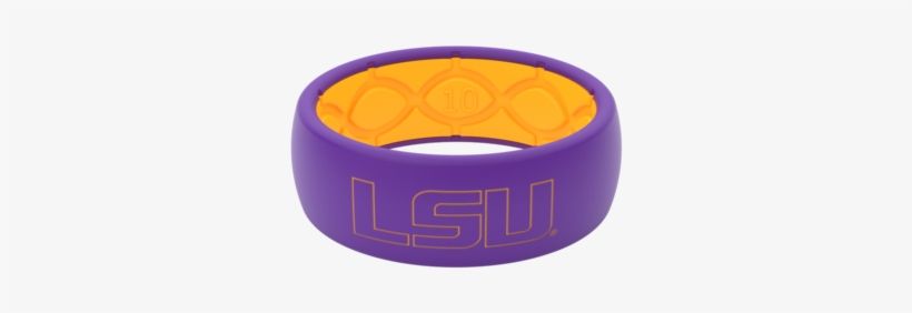 Lsu Silicone Wedding Ring - Groove Ring Lsu, transparent png download