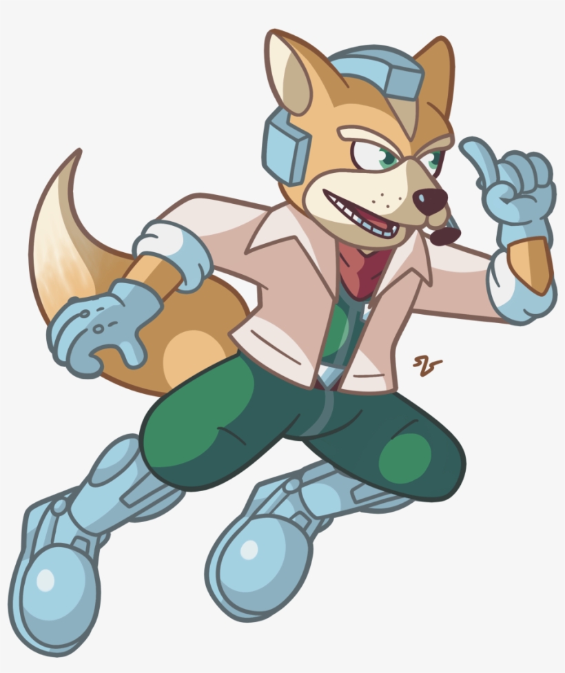 Fox Mission Complete I Like Fox's Melee Design The - Cartoon, transparent png download