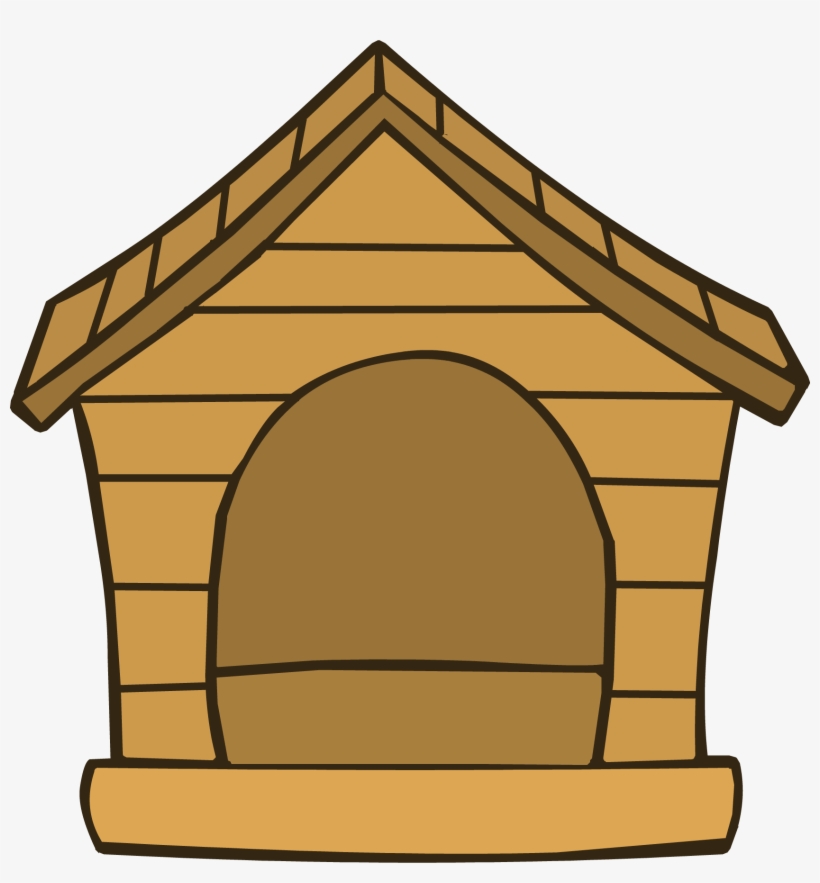 Brown Puffle House - Club Penguin Puffle House, transparent png download