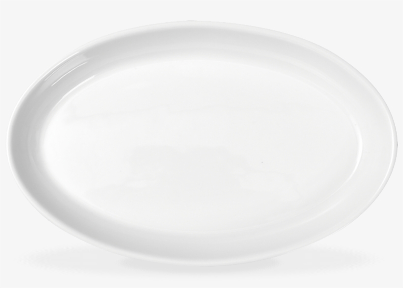 Plato Blanco Ovalado Png, transparent png download