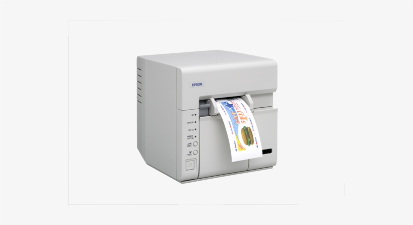 Previous - Epson Tm C610 Color Inkjet Receipt Printer - Cool White, transparent png download