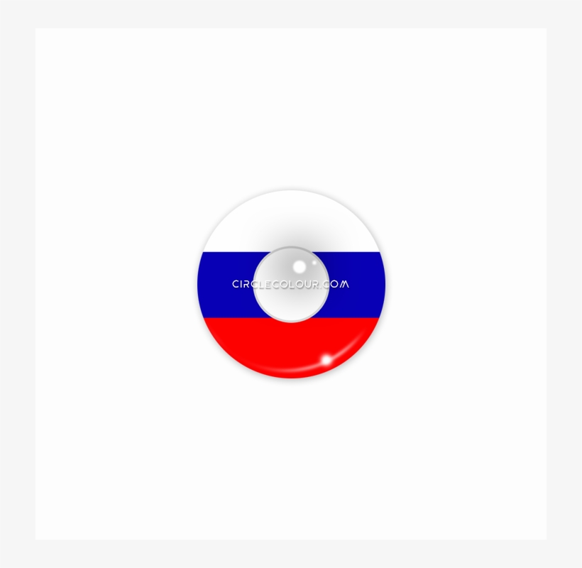 Russian Flag Colored Contacts Lens Mi0921 - Contact Lens, transparent png download