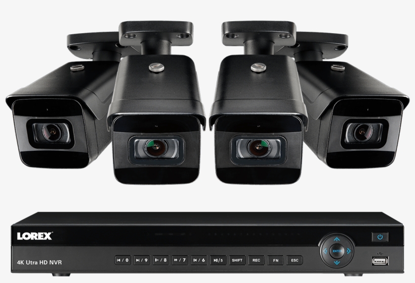 16-channel Ultra Hd 4k Nvr System With 4 Metal 4k Nocturnal - 4k Resolution, transparent png download