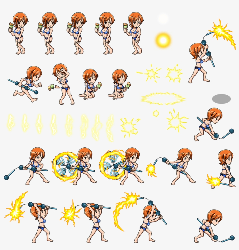 Click For Full Sized Image - Sprite Character One Piece, transparent png download