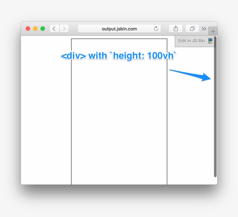 Yeah, Scroll Bars Are Totally Fine To Include In `vw` - Ios Safari Address Bar Height, transparent png download