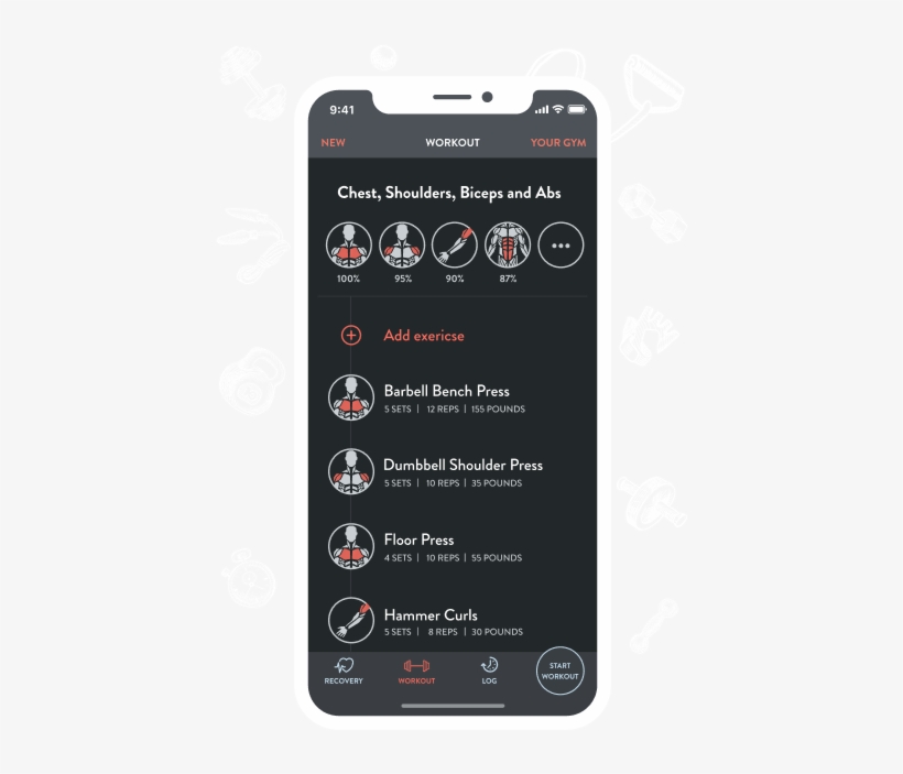 Workout - Fitbod, Inc., transparent png download