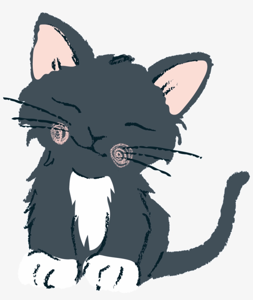 Un Gato Con Una Sonrisa En La Cara Del Gato Gato Png - Bullet Journal For Cat Lovers: 162 Numbered Pages With, transparent png download