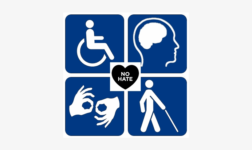 National Hate Crime Awareness Week The Rise In Disability - Disability Symbols, transparent png download