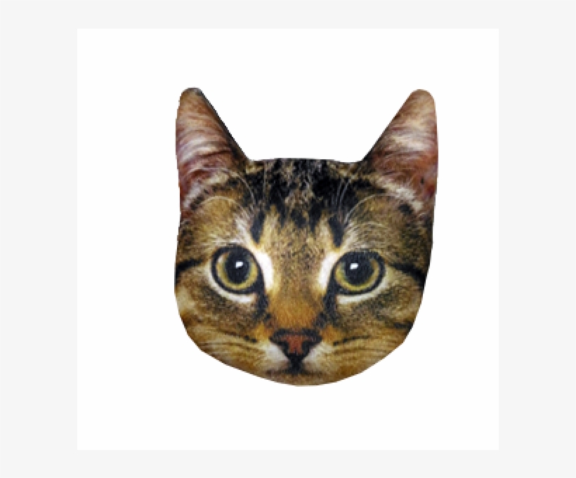 Almofada Cabeça Gato - Digitally Printed Cotton Cooking Apron-animal Face, transparent png download