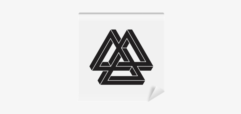 Optical Illusion, Triangles, Geometric Element, Vector - Unmögliche Solargeometrie 1 Serviette, transparent png download