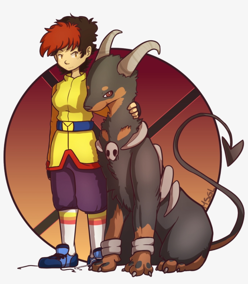 Houndoom Cuz I Like Pokemon - Cartoon, transparent png download
