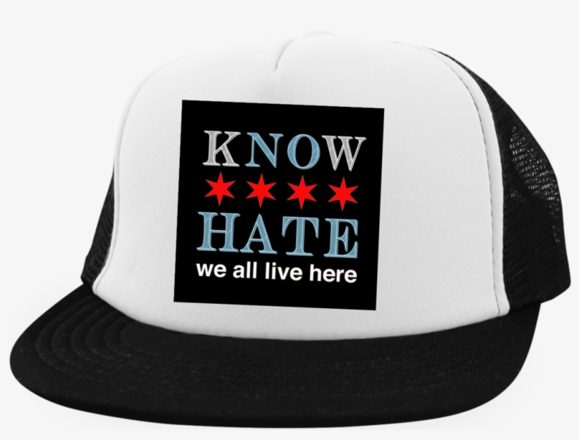 Know No Hate Mesh Trucker Cap - Trucker Hat, transparent png download