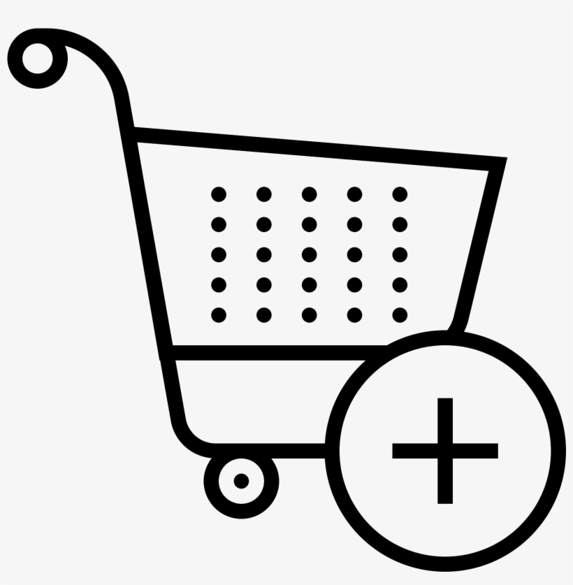 Add Shopping Cart Icon - Market Place Icon, transparent png download